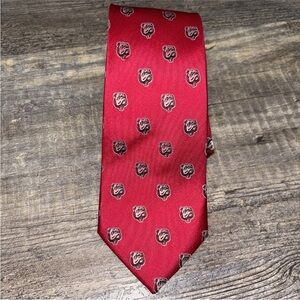 The Jardine Collection Bulldog Tie NWT Dean Coll 100% Silk